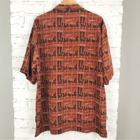 Vintage 90’s Kno Betta Button Up Skyscraper City Shirt - Picture 3 of 6